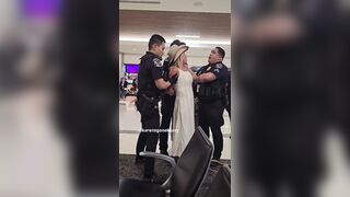 Drunk Karen put on a show at the airport