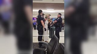 Drunk Karen put on a show at the airport