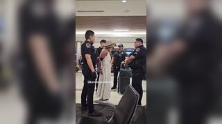 Drunk Karen put on a show at the airport