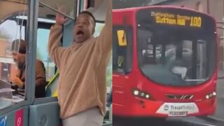 LAWLESS UK: Invader attacks a bus driver and steals the bus!