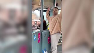LAWLESS UK: Invader attacks a bus driver and steals the bus!