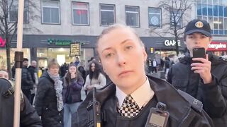 Man preaching from the Bible accused of homophobic and racist remarks by two officers