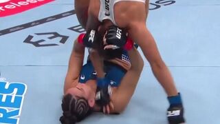 Watch this amazing sequence to end this female UFC fight from last night.