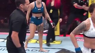 Watch this amazing sequence to end this female UFC fight from last night.