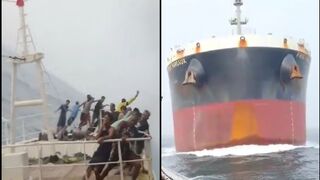 Chinese-flagged ship has been involved in collision with cargo ship Panama near Singa