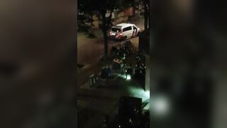 Dutch police ain't joking with this criminal, but someone forgot his gun
