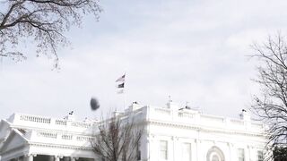 President Trump just posted this image of taking out the trash at the White House