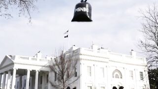 President Trump just posted this image of taking out the trash at the White House