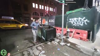 Kick Streamer Sogee and Alex Novell get into a street fight and hit the guy with the skateboard multiple times