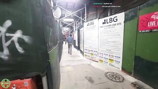 Kick Streamer Sogee and Alex Novell get into a street fight and hit the guy with the skateboard multiple times
