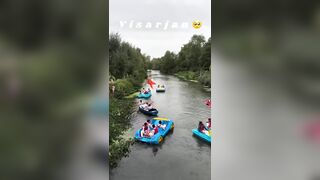 In Leicester, UK a group of Hindshits rented boats and threw several Ganesh statues i