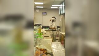 Culturally enriching knife vs fire extinguisher fight on Erdington High Street in Eng
