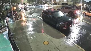 Off-duty NYPD officer in a Jeep Gladiator fatally struck woman in Jackson Heights Newly Released Video Shows