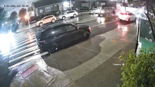 Off-duty NYPD officer in a Jeep Gladiator fatally struck woman in Jackson Heights Newly Released Video Shows