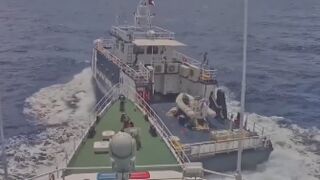 China vessel rams Philippine boat on refueling mission