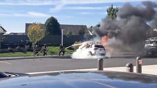 So they are not training firefighters to use two men to hold a hose properly?