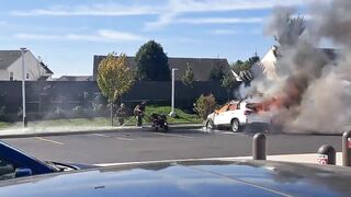 So they are not training firefighters to use two men to hold a hose properly?