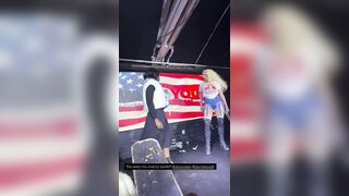 Drag queens mock Charlie Kirk as they dress up as Erika Kirk and Candace Owens