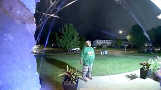 Ex's Tearful Nighttime Visit Caught on Ring Camera to fight her new man