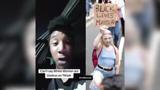 Black man says that white women are “useless.”