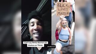 Black man says that white women are “useless.”