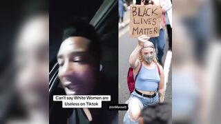 Black man says that white women are “useless.”