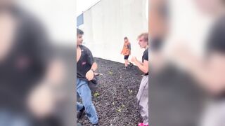 Parking Lot Fistfight Ends in Respectful Handshake After Bullying Dispute