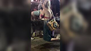 She thought she was entitled to pet him; the dog reminded her about personal bubbles.