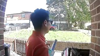 DISGUSTING: Foreign Royal Mail worker SPITS on England flag