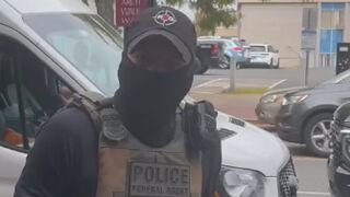 Hispanic ICE agent goes off on people harassing him and other ICE agents for arresting an illegal immigrant with a criminal record