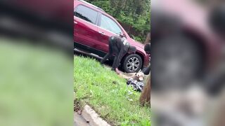 Absolutely HORRIFYING footage has emerged of two Black males brutally beating and then STOMPING ON THE HEAD of a White male