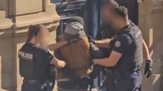 African Man Slapped During Arrest In France
