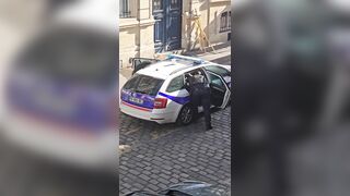 African Man Slapped During Arrest In France