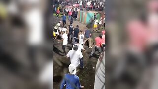 And Another One, Young Man Killed by Bull in Nicaragua (2 Angles)