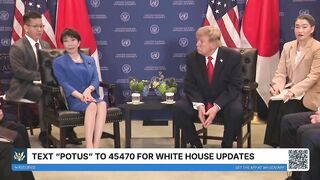 Hilarious moment as Japan PM Sanae Takachi just told the Fake News GET OUTOF THE ROOM