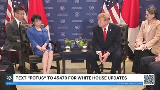 Hilarious moment as Japan PM Sanae Takachi just told the Fake News GET OUTOF THE ROOM