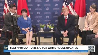 Hilarious moment as Japan PM Sanae Takachi just told the Fake News GET OUTOF THE ROOM
