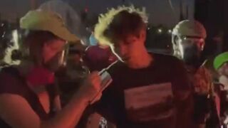 Federal agents chased ANTIFA member 100+ Yards tackling him to the ground