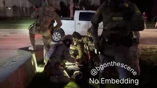 Federal agents chased ANTIFA member 100+ Yards tackling him to the ground