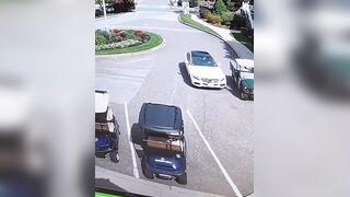 Mercedes plows into Brae Burn Country Club pro shop in Newton, Massachusetts