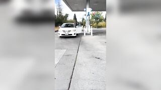 Karen Screams at Fuel Tank Driver for ‘Blocking’ Her Exit