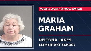 School worker, 80, charged with abuse after allegedly hitting student