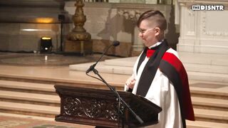 ‘Queer’ Female priest says “God is non-binary” and “Trans.”
