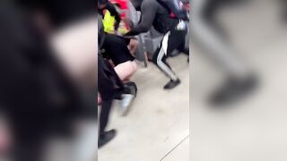 White Weirdo with his Pants down finds out