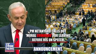Delegates walked out of their seats before Israeli PM addressed the U.N. General Asse