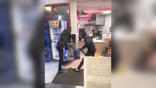 An attempted ATM robbery at the CITGO gas station on grand and Ashland