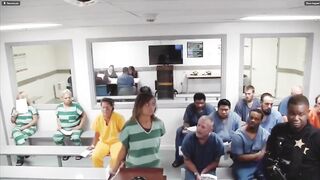 Inmate's jaw drops after a Florida woman finishes a judge's sentence