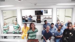 Inmate's jaw drops after a Florida woman finishes a judge's sentence