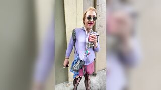 A homeless person in Portland explains their they/she pronouns