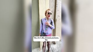 A homeless person in Portland explains their they/she pronouns